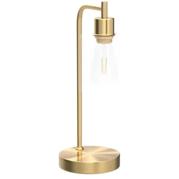 Gold Industrial 3-Way Dimmable Touch Control Table Lamps w/ USB Ports (Set of 2) - Picture 7 of 7